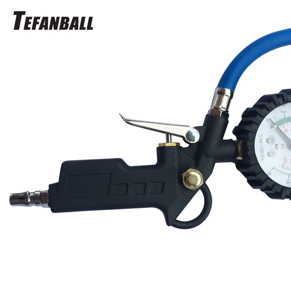 Цифровой датчик давления в шинах триггерный инфлятор 220psi измеритель воздуха