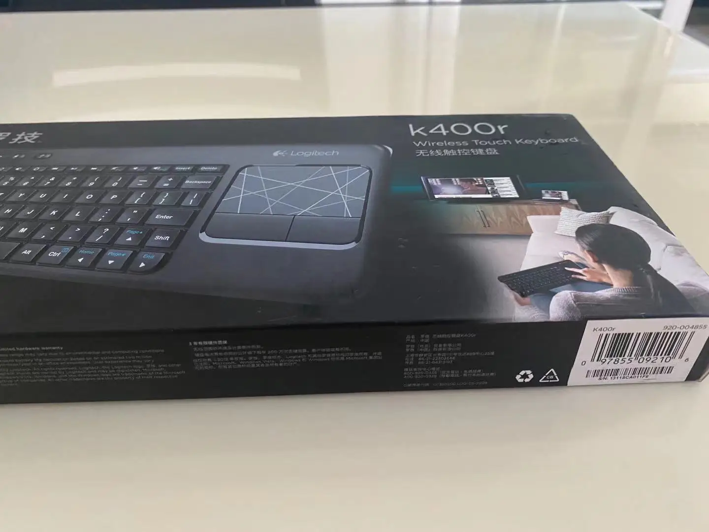 The New Classic Logitech K400r Usb Touch Keyboard Keypad Keyboards -