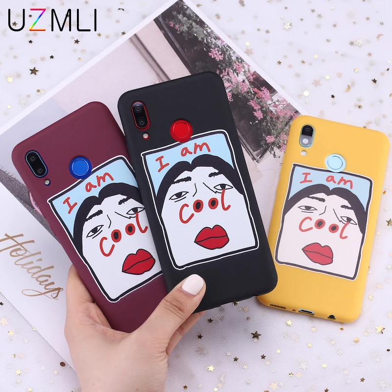 

For Samsung Galaxy S8 S9 S10 S10e Plus Note 8 9 10 A70 A50 A40 A30 A20 A10 A8 A7 I AM COOL Girl Memes Candy Soft TPU Case Capa