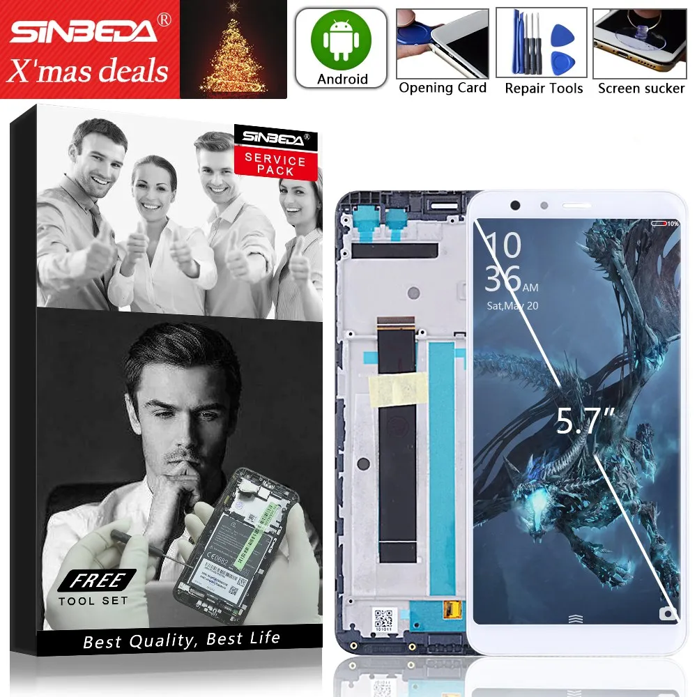 Najtaniej Dla asus X018D wyświetlacz dla ZenFone Max Plus M1 X018DC ZB570TL wyświetlacz LCD z ekranem dotykowym Digitizer z ramką dla Peg asus 4S LCD