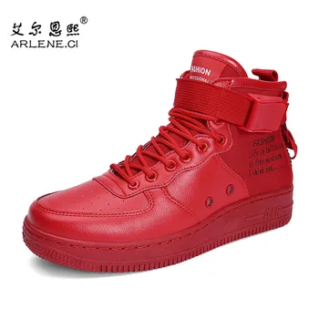 

Men Running Shoes High Top Sneakers Breathable Outdoor Athletic Shoes Lace Up Jogging Sport Walking Man Shoes Zapatillas Hombre