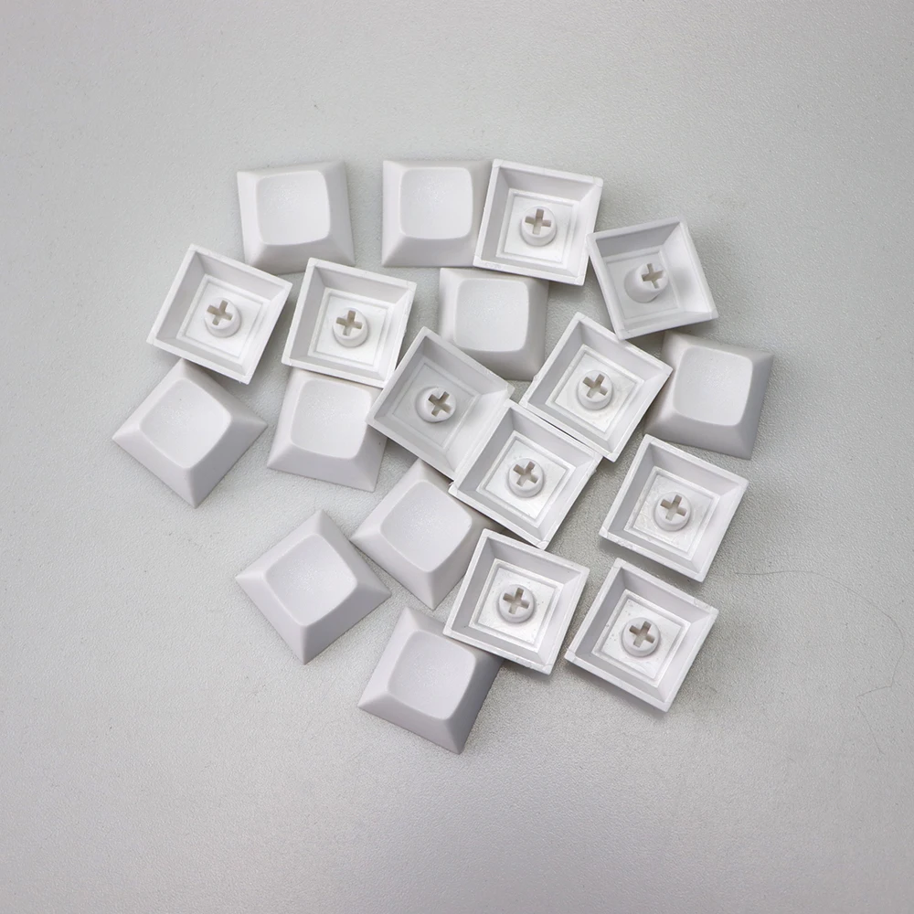 Pbt dsa Keycap 1u смешанный цвет черный белый серый фиолетовый колпачки для игр