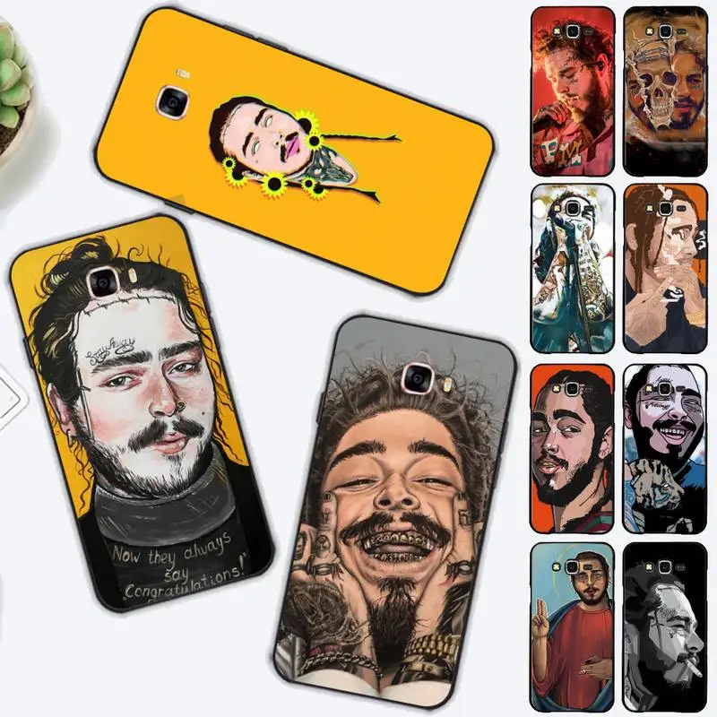 Художественный чехол Yinuoda Post Malone для телефона Samsung J4 plus J2prime J5 J6 2016 J7 8 core 2017 |