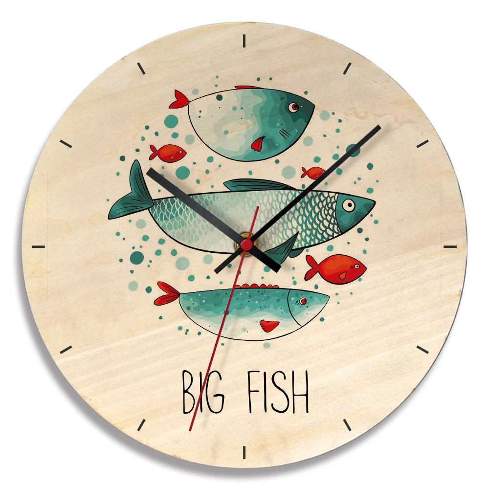 Новинка, 11 дюймов, акриловые настенные часы, индивидуальная мода, reloj de pared, кухонные часы, Парусная рыба, чайки, reloj de pared