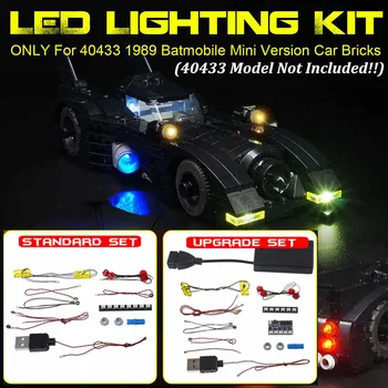 

LED Light Lighting Kit for 40433 1989 for Batmobile Mini Version Car Bricks Toys (Only Light Included)