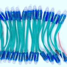 1000 шт. DC 5 В WS2811 IC RGB светодиодный модуль струнный светильник 12 мм полноцветный IP68 открытый водонепроницаемый рекламный светодиодный пиксельный светильник