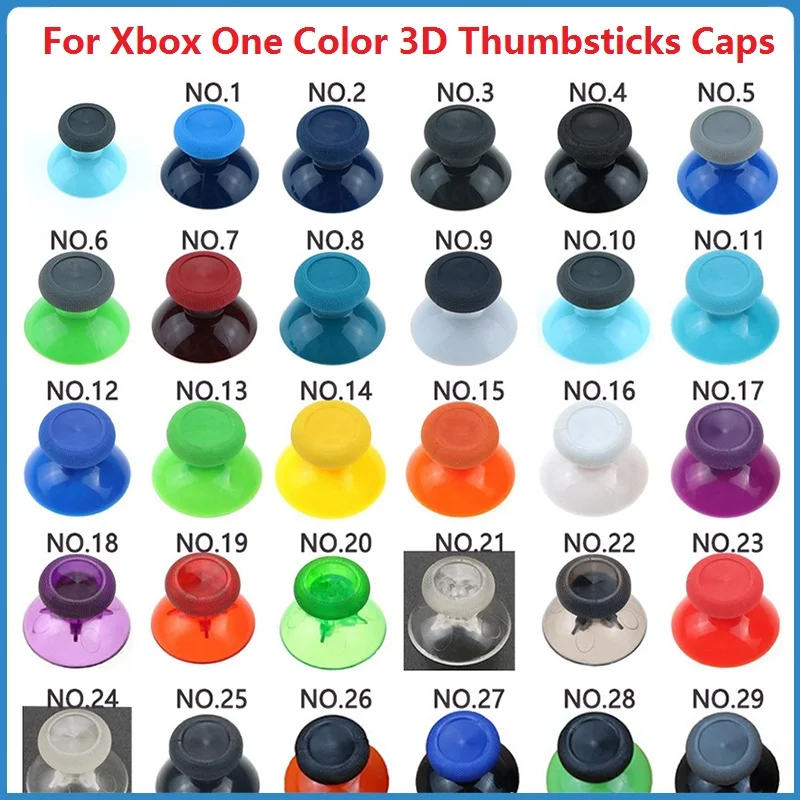 

4 шт. для Xbox One Цветные 3D колпачки для аналоговых стиков для Microsoft XBox One XS
