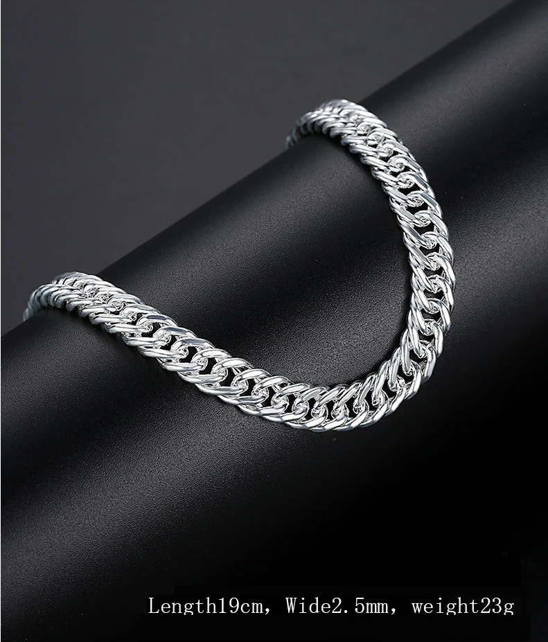 Золотой браслет мужская мода индивидуальный плетёный ручной работы цепочка