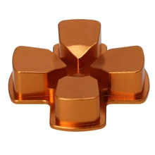 Metal Dpad Thumbstick Cap Bullet Buttons For Sony PS4 DualShock 4 Controller Kit 746D