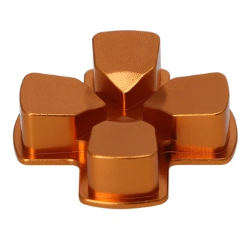 

Metal Dpad Thumbstick Cap Bullet Buttons For Sony PS4 DualShock 4 Controller Kit 746D