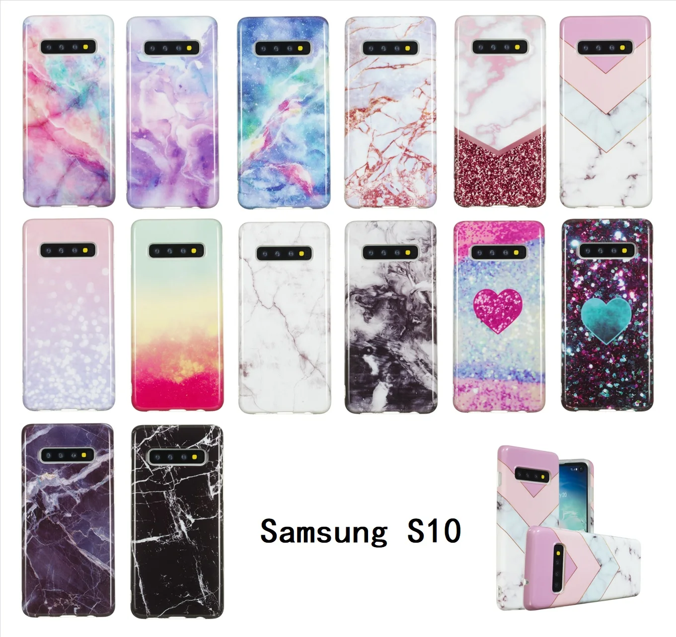 Чехол для Galaxy S10 + противоударный чехол samsung телефона SM-G973w SM-G975w |