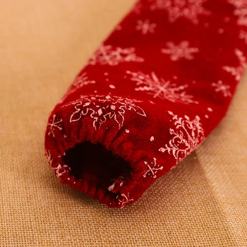 

4Pcs Table Leg Covers Christmas Dining Hall Bar Table Chair Cover Leg Covers Xmas Decoration New Arrival