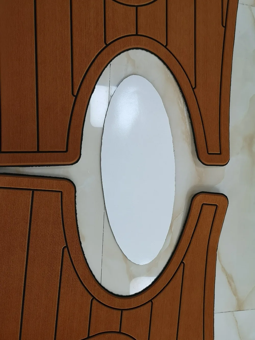 2007 Chaparral 256 SSI Плавающая Платформа Pad 1/" 6 мм Лодка EVA тик настил