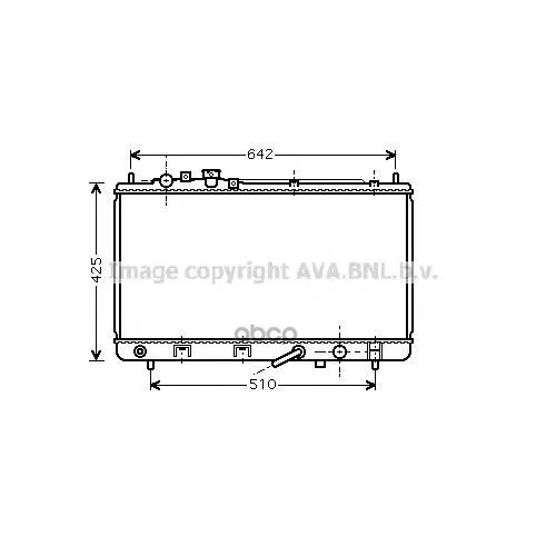 Cooling radiator for Mazda: Premacy(CP) 1.8/1.9 99-Ava. MZ2167