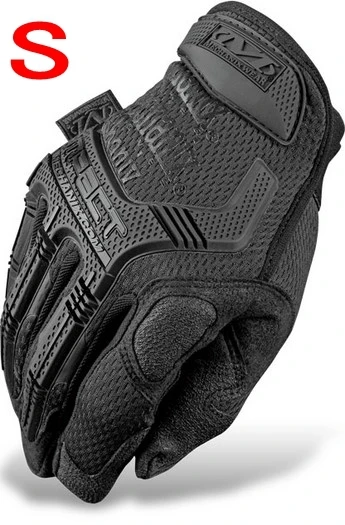 Новинка, перчатки Mechanix, M-Pact, военные, тактические, армейские, для стрельбы, пейнтбола, полный палец - Цвет: S