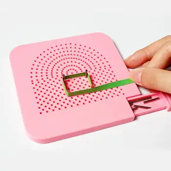 

Handmade Quilter Grid Guide for Paper Folding Crafting Paper Craft Tool 20 Roots Needle Plate DIY Paper Quilling Tools
