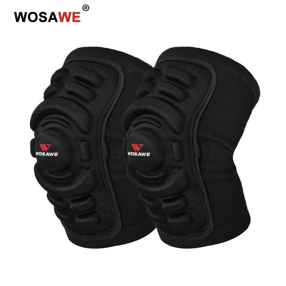 WOSAWE мотоциклетные наколенники EVA MTB скейтборд наколенник фиксатор поддержка