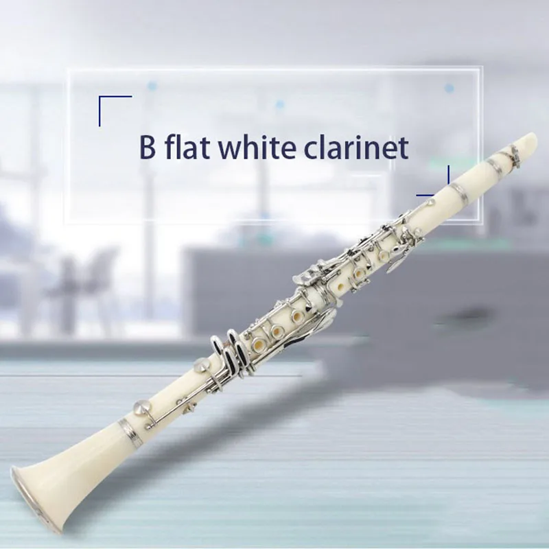 

Playing grade B flat black tube, B flat clarinet, white clarinet, color clarinet, white clarinet