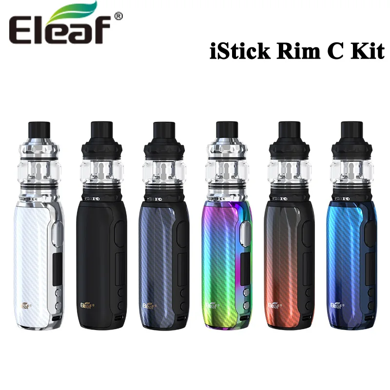 Оригинальный набор Eleaf iStick Rim C 80 Вт мод электронная сигарета вейп с баком 4 мл MELO 5