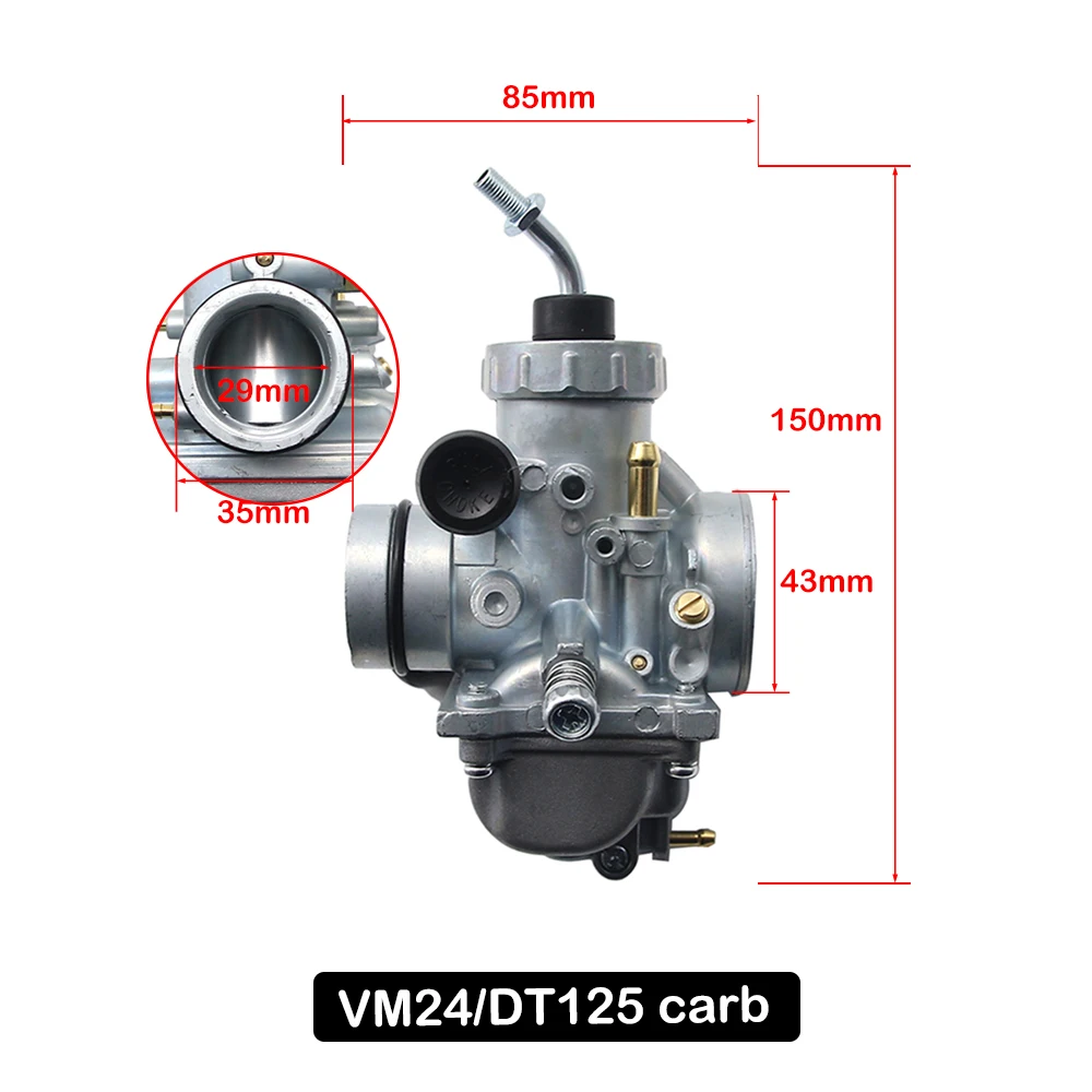 ZSDTRP Mikuni VM16 20 22 26 28 30mm T125 Carburetor 19mm 28mm 30mm 32mm Carb For 110-250cc Dirt Pit Bike ATV Quad Motorcycle ZSDTRP Mikuni VM16 20 22 26 28 30mm T125 Carburetor 19mm 28mm 30mm 32mm Carb For 110-250cc Dirt Pit Bike ATV Quad Motorcycle