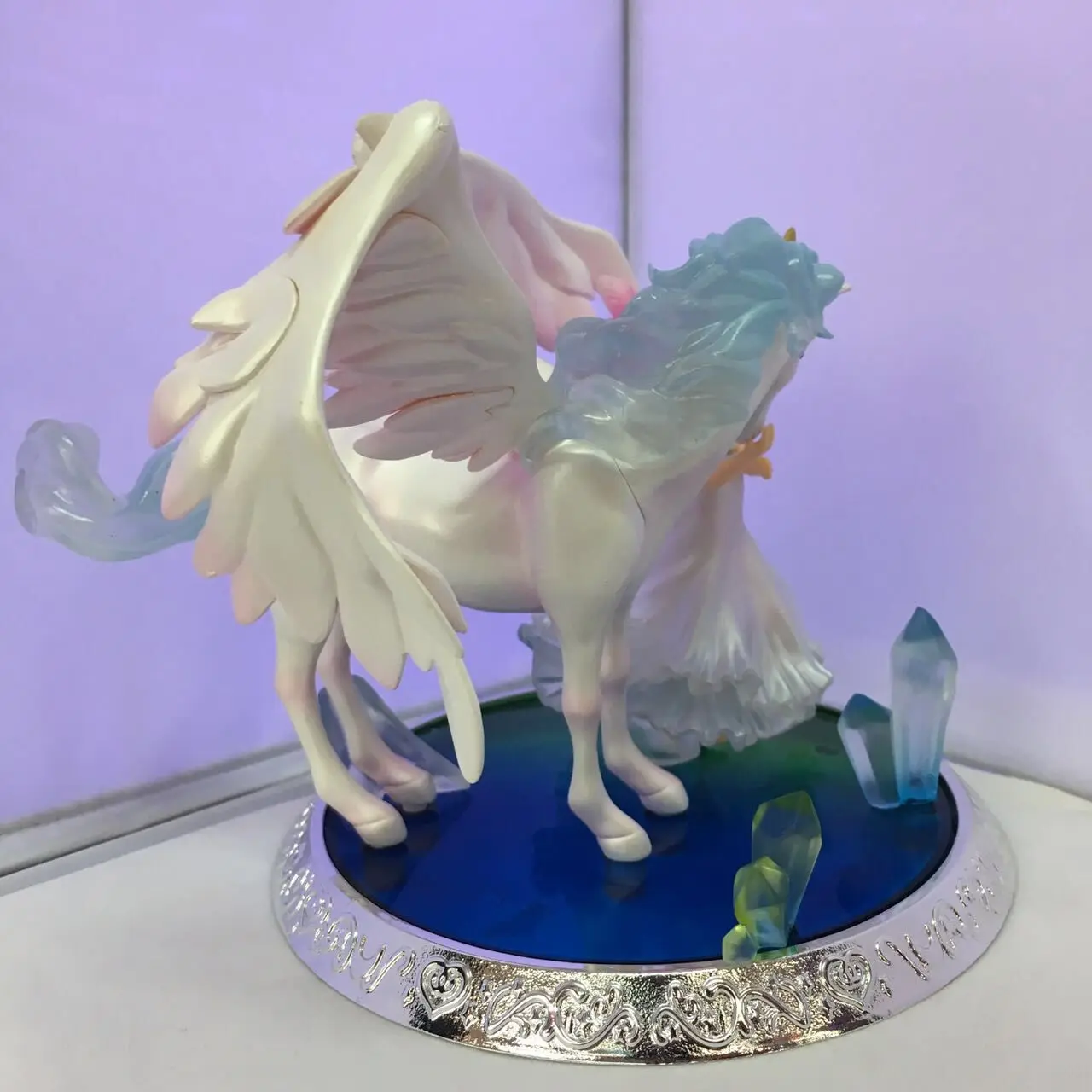 

Pretty Girl Warrior ZERO Moon Princess Small Rabbit Small Moon Pegasus Unicorn Garage Kit Decoration