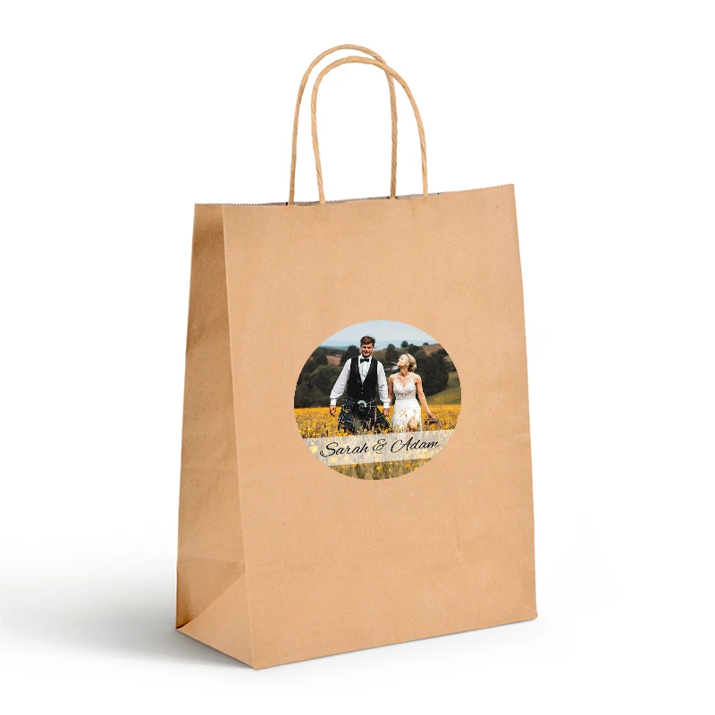 Custom Wedding Photo Stickers Labels Personalized Wedding Sticker