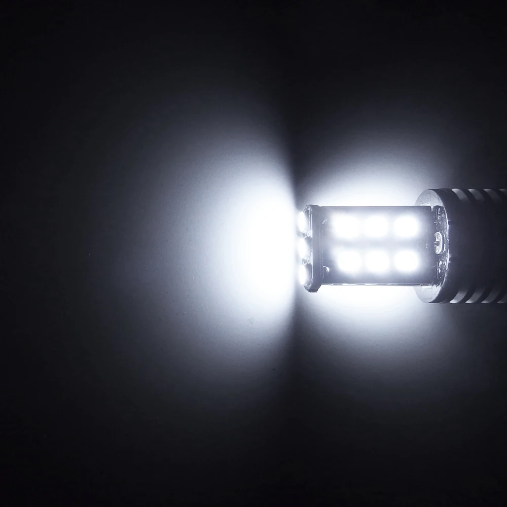 2 шт. высокое Мощность белый Canbus Error Free 1156/1157/3157/7443 15-SMD светодиодный лампы для резервного копирования для бега заменить огни