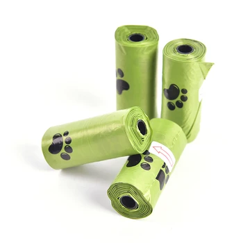 

1-8 Rolls Degradable Dog Poop Bags Earth-Friendly Pet Green Waste Bags Doggy Puppy Poop Waste Bag Pet Product