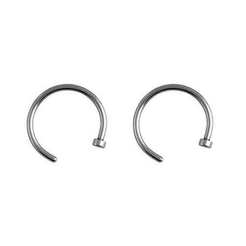 Surgical Steel Fake Nose Ring Nose Wrap Cuffs Fake Septum Clip In The Nose Hoop Lip Hoop Rings Conch Earring Body Jewelry