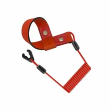 

Red Wrist Strap TPU Tether 1PCS Accessories Boat Cord Emergency Engine