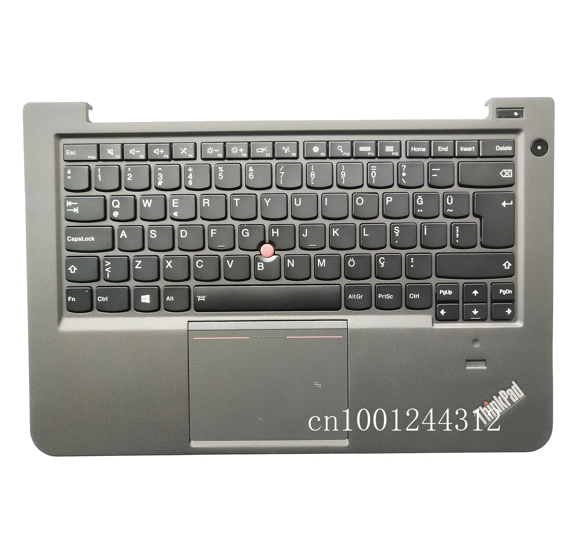 

New/orig FOR lenovo thinkpad S3 S431 S3 S440 US Backlit keyboard palmrest cover fingerprint hole With keyboard touchpad 04X4229