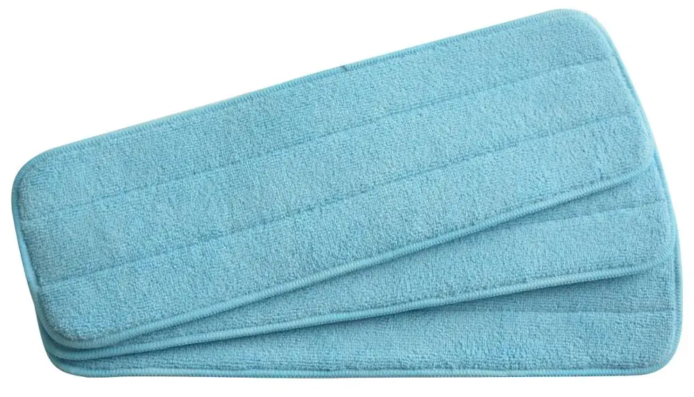 Sinland тряпка для глубокой уборки, насадка для швабры, сменная швабра, Сменные подушечки для мокрого швабры, сменная насадка для мокрого швабры, 5,1 дюйма x 17,7 дюйма, 3 упаковки, синяя - Цвет: light blue