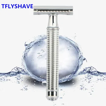 

TFLYSHAVE Safety Razor Men's Double Edge Razor Classic Shaving Razor Zinc Alloy Head Manual Shaver For Women Hair Removal