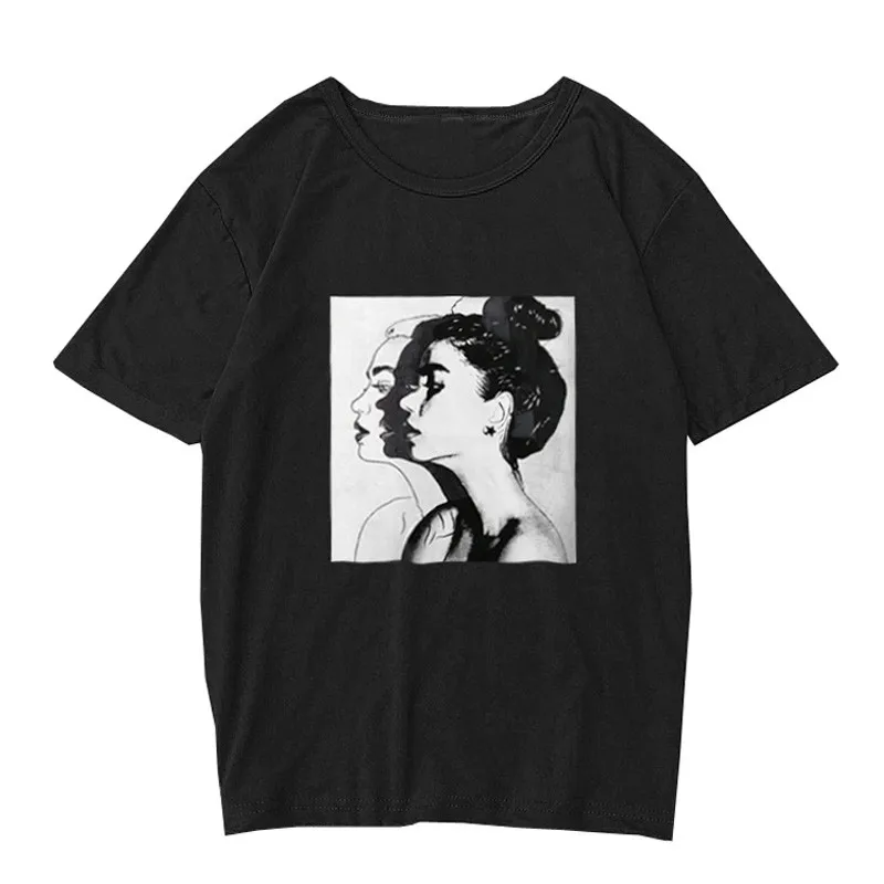 Женская футболка с принтом Друзья женская буквенным Покемон модная короткими