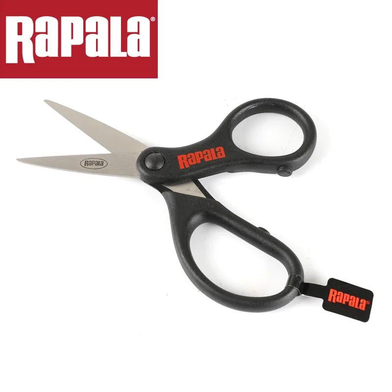 Carabiner Rapala RRLS Red Retractable Fishing Tool Line Scissors 