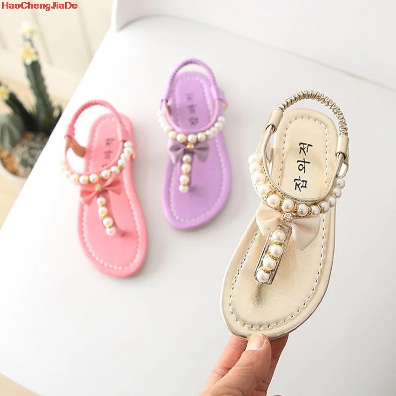 

Kids Sandals Girls Shoes New Summer Bowknot Fashion Princess Girls Sandals Toddler Children Diamond Sandals For Girls