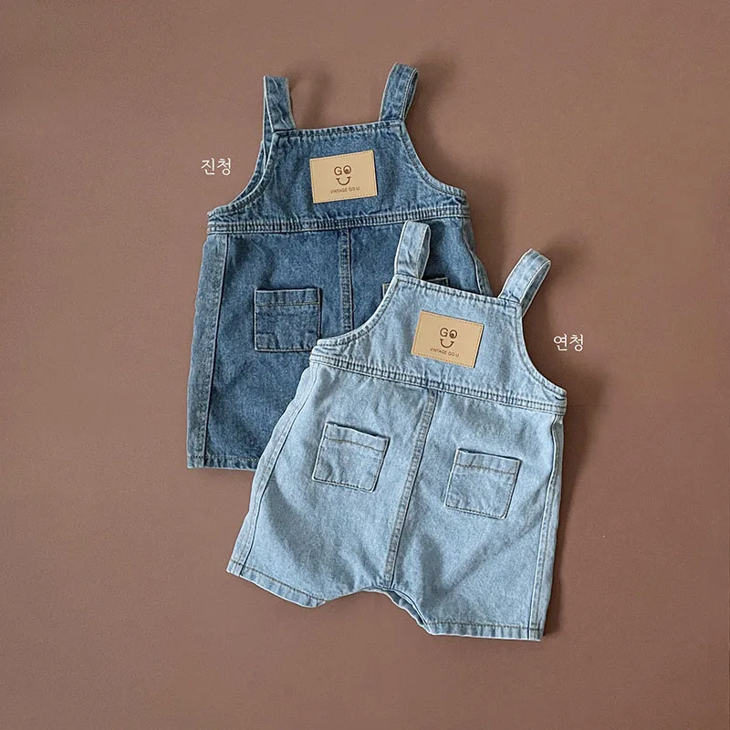 Denim Baby Girls Jumpsuits Toddler Overalls