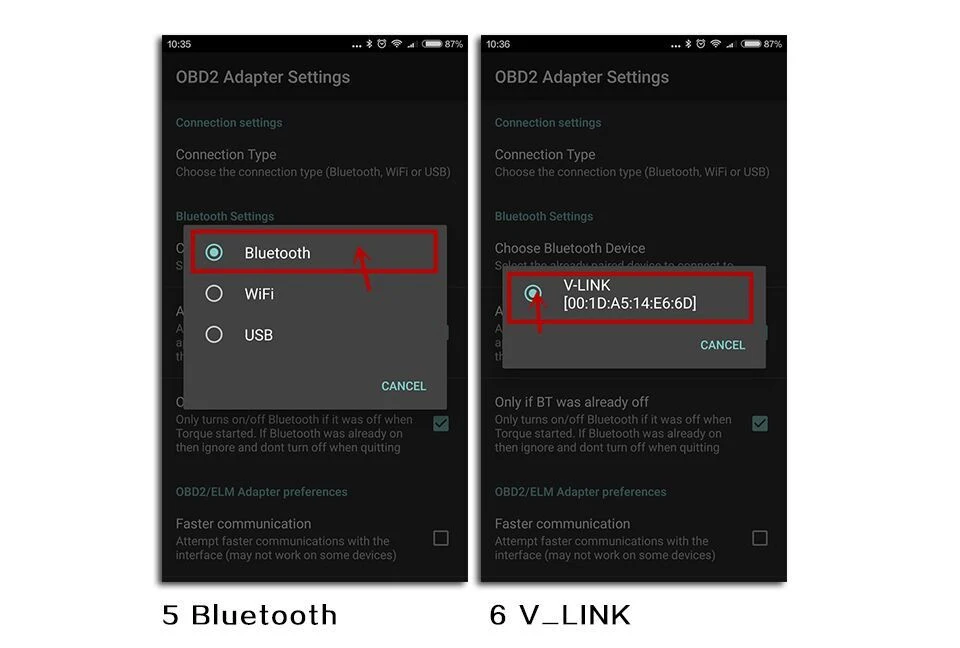 OBDII сканер PIC1825K80 Мини ELM327 Bluetooth V1.5 OBD2 считыватель кодов неисправностей автомобиля OBD II диагностический инструмент для Android ПК