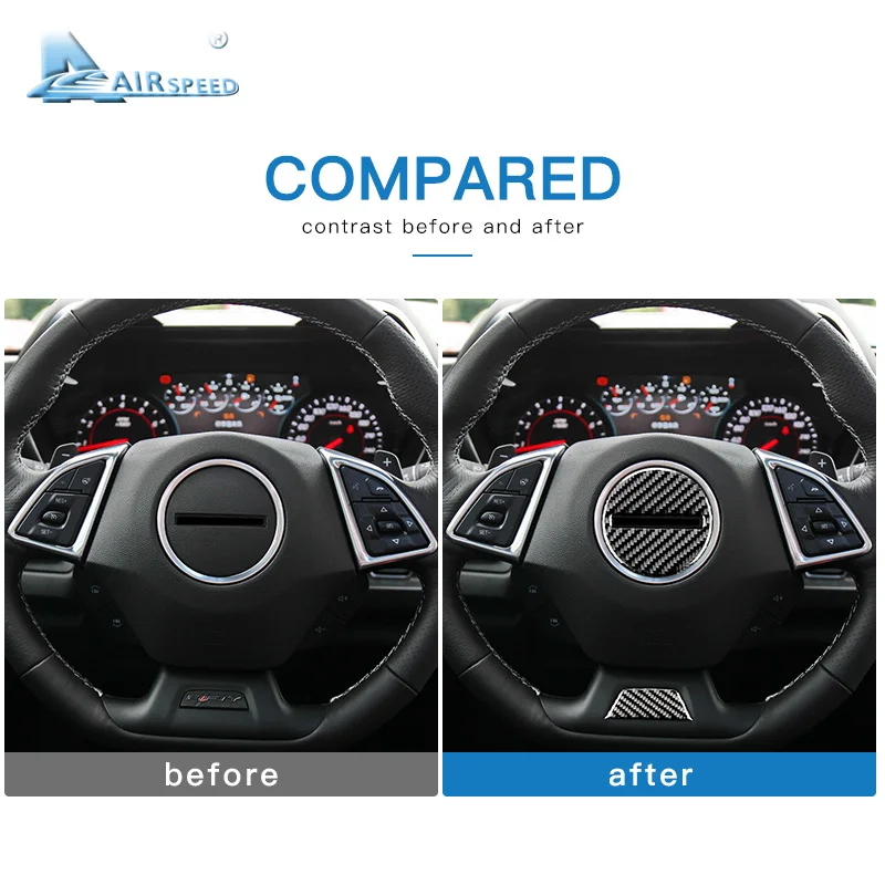 AIRSPEED для Chevrolet Camaro 2016 2017 2018 2019 Аксессуары Для наклейка из углеродного волокна