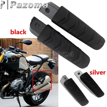 

For BMW R NINE T R9T 2014 2015 2016 2017 2018 Motorbike Cafe Racer Front Rear Footrest Foot Pegs Pedals Black Silver Footpegs