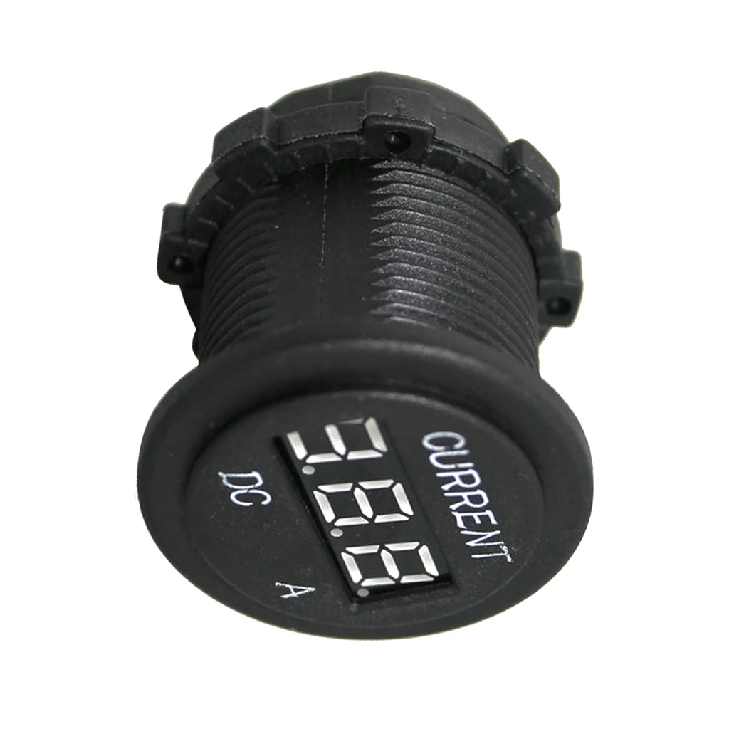 Digital Mini LED Ammeter,  Amperage Tester Meter Ampere Monitor , LED Signal Indicator Light Panel  DC 0-10A