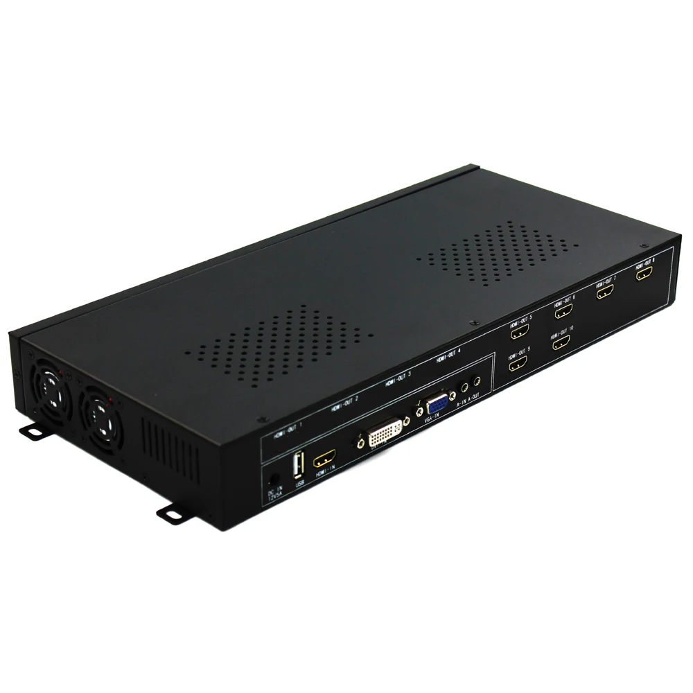  ISEEVY Video Wall Controller 2x3 3x2 HDMI DVI VGA USB Video Processor for 6 TV Splicing Display