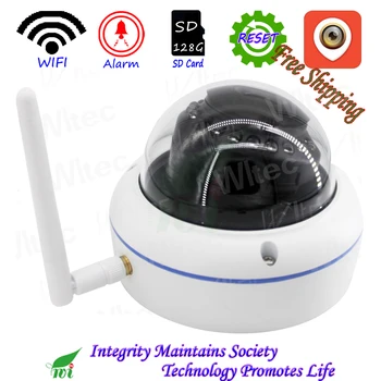 

H.265 128G SD Card Wifi HD 1080P Vandal proof dome Onvif IP Cam Motion Alarm P2P Mobile view Reset surveillance IPC