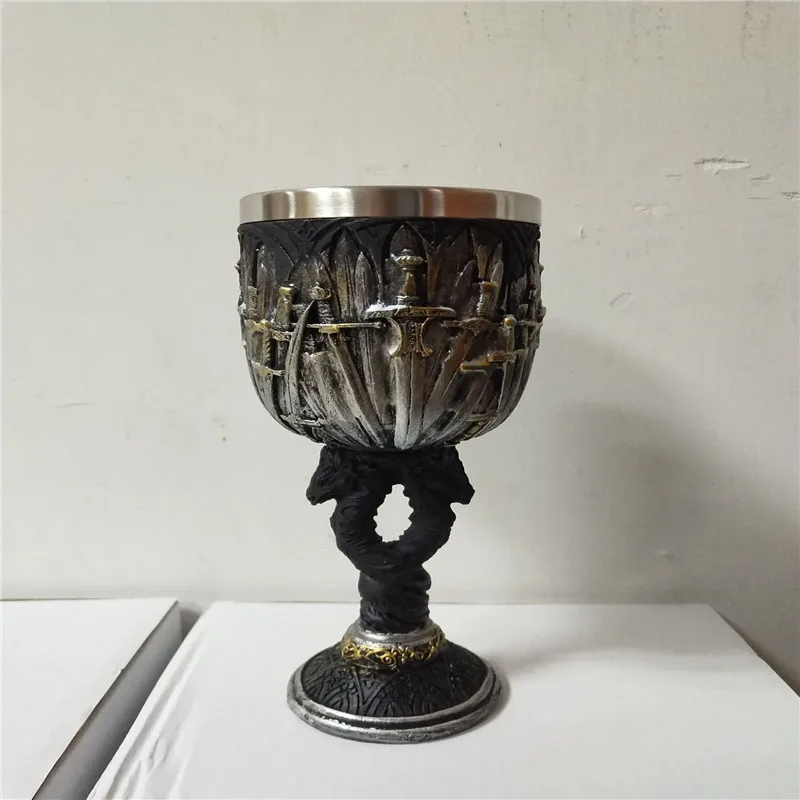 Игра престолов Signets Tankard из нержавеющей стали и смолы 3D Кофе пивная кружка для