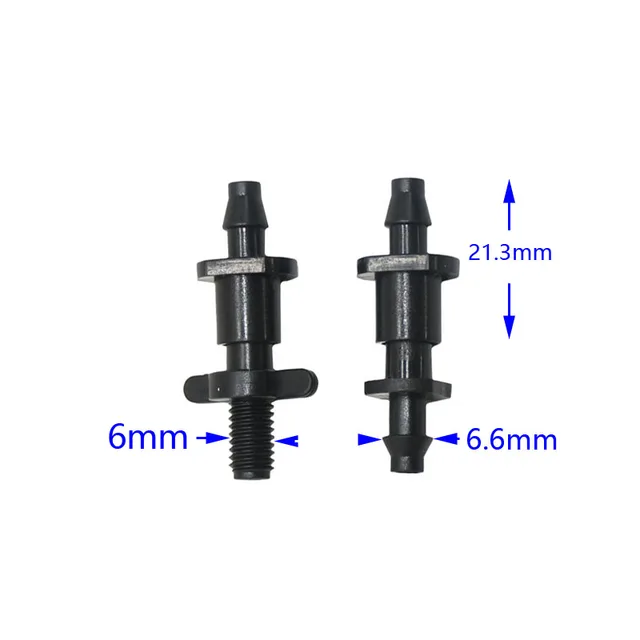 1/4 "Tömlő Szögesdrót Eltávolítható Javítási Ízületi Szál 4/7 Mm -Es Tömlőcsatlakozók Kétirányú Egyenes Adapter 20 Db - Image 3