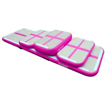 

Hot A Set(5 Pieces) Inflatable Air Track Tumbling Floor Gymnastics Training Pad Gym Taekwondo Air Cushion With Air Pump