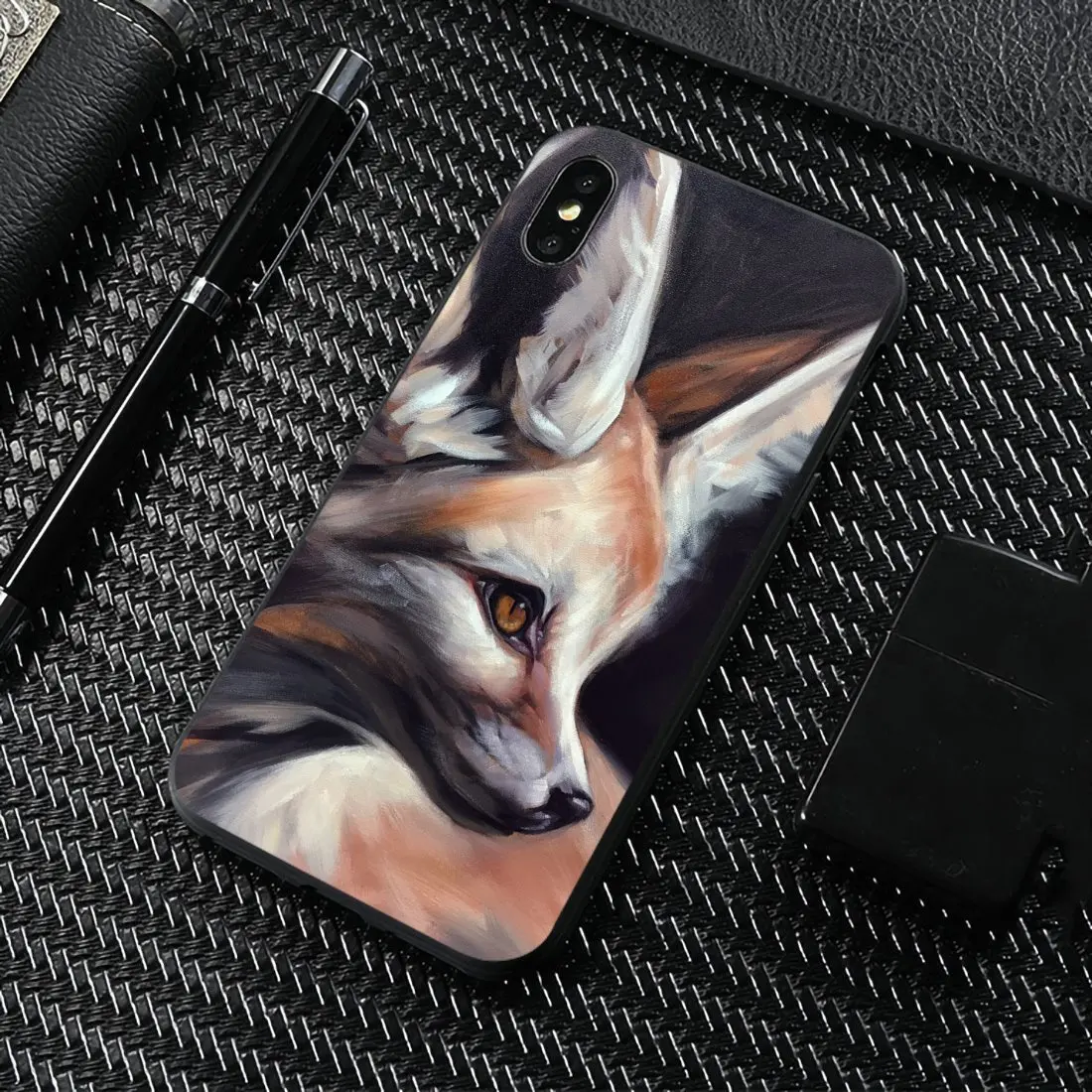 Мягкий чехол для Sony Xperia XA Z Z1 Z2 Z3 Z5 XZ1 XZ2 compact M2 M4 M5 C4 C6 E3 T3 Animal Fennec Fox Painted cute Luxury |