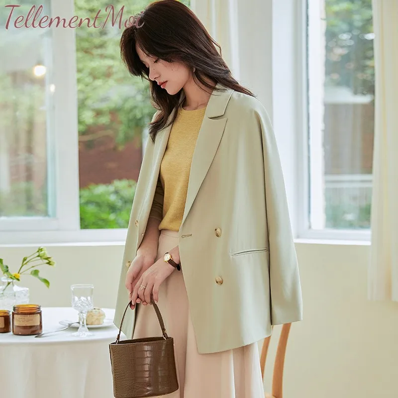 

Women Blazer Vintage Long Sleeve Suit Coat Solid Jacket Outwear Tops Female Work Office Lady Business Notched Blazer Coats