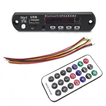 

DC12V Car Auto Mp3 Fm Aux Decoder Board Plate Udio Module / Tf Sd Card Usb Radio Car Mp3 Speaker Accessories