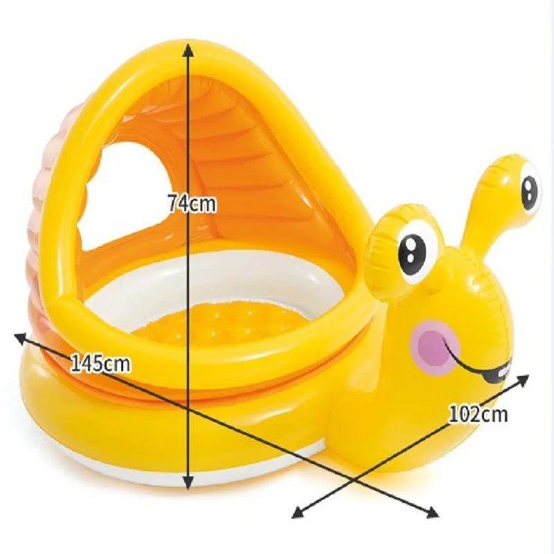 

Intex57124 Big Mouth Snail Inflatable Swimming Circle College Style Paddling Pool Baby Bathtub Oceans Ball Pool